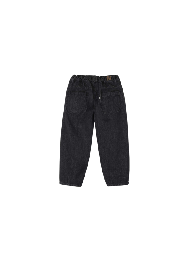 Jenest - Robin balloon denim pants - Vintage black