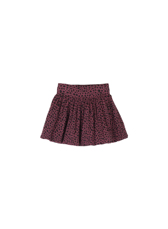 Betty balloon skirt - Lt cherry bordeaux