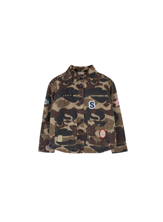Jenest - Charlie jacket - Caramel brown camouflage
