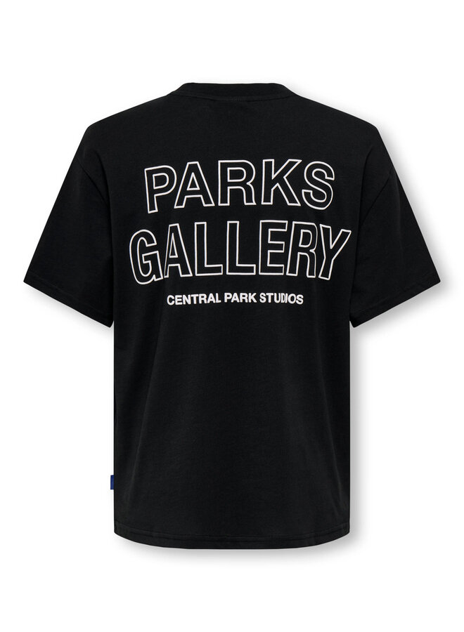 ONLY & SONS Junior - Parks gallery relax tee - Black/Central park studio