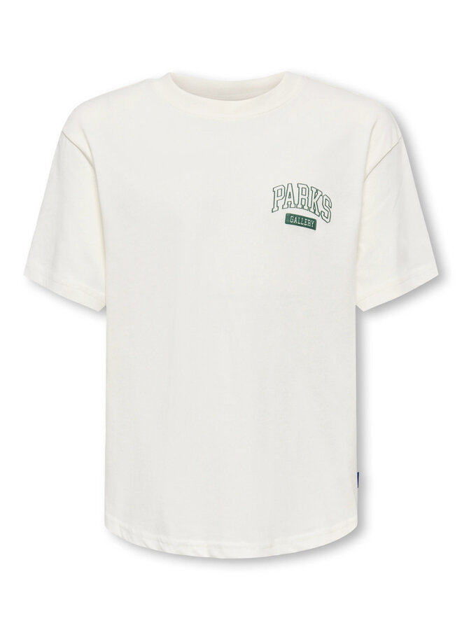ONLY & SONS Junior - Parks gallery relax tee - Cloud dancer/Parks