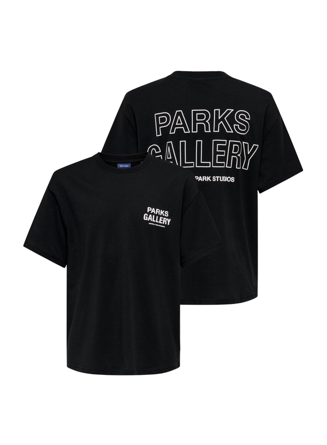 ONLY & SONS Junior - Parks gallery relax tee - Black/Central park studio