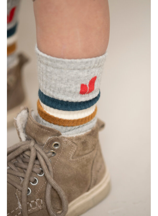 Jenest - J sport socks - Grey melange