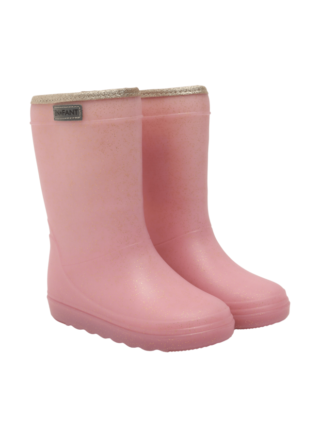 Thermo boots glitter - Cashmere rose