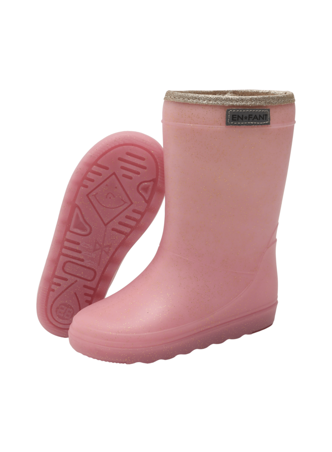 Enfant - Thermo boots glitter - Cashmere rose