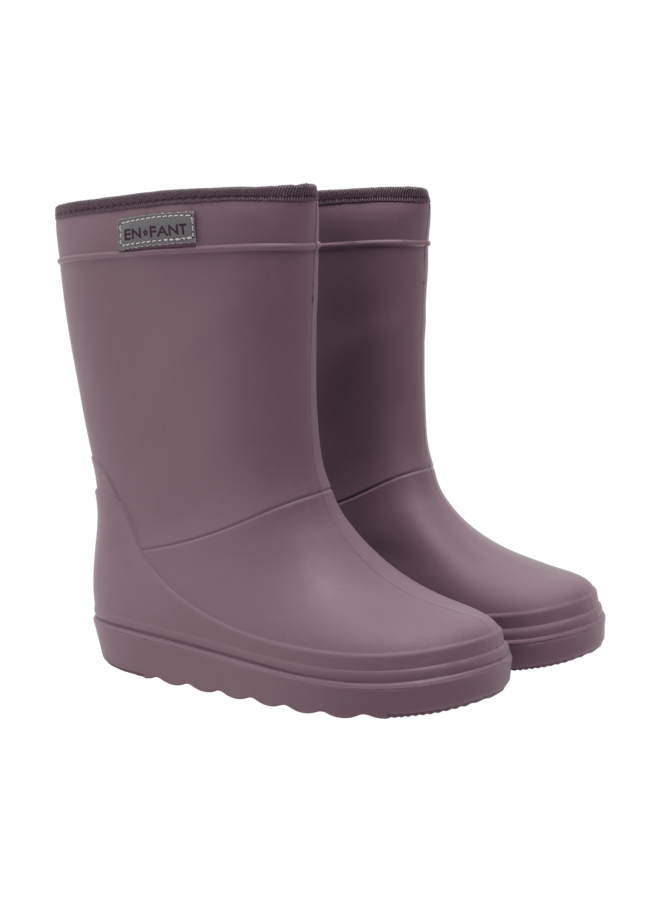Enfant - Thermo boots solid - Flint