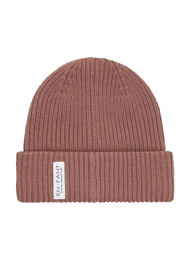 Beanie w. lining - Burlwood
