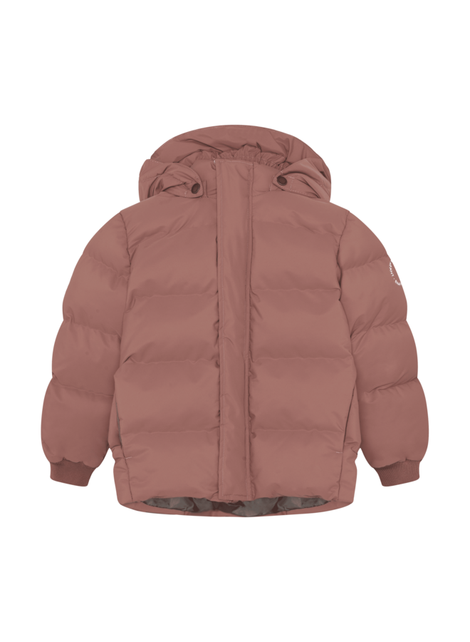 Jacket quilt solid - Burlwood