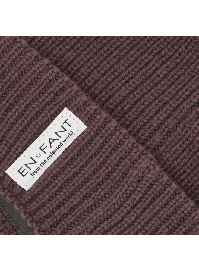 Enfant - Beanie w. lining - Flint