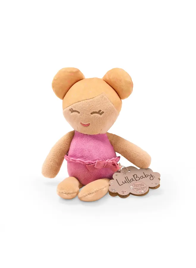 LullaBaby - Bath doll w/ accessories in a basket - Blond hair