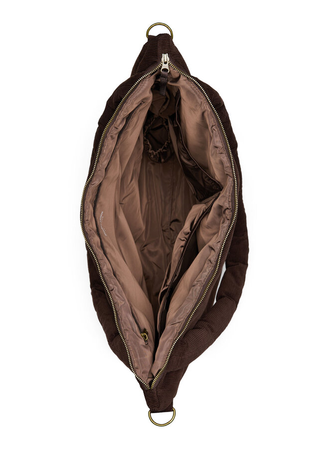 Studio Noos - Rib puffy diaper bag - Dark brown