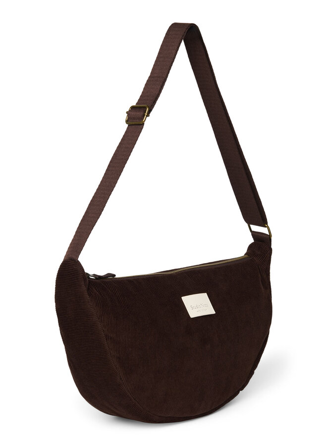 Studio Noos - Rib puffy adult fanny pack - Dark brown