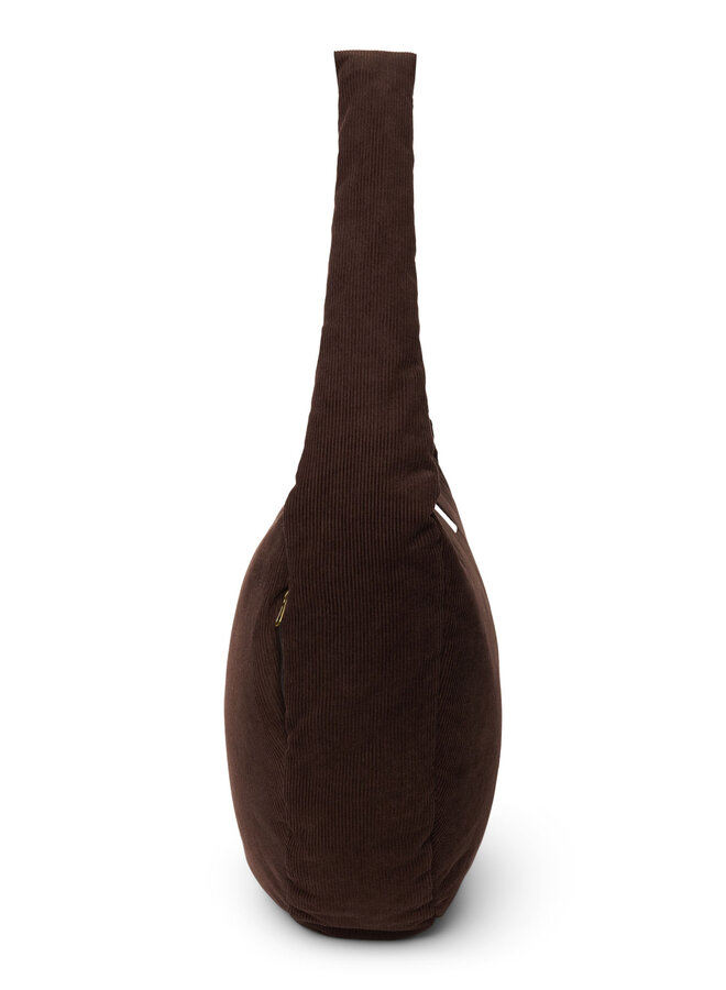 Studio Noos - Rib puffy cross body bag - Dark brown