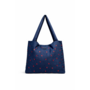 Studio Noos - Denim diaper bag - Dark blue red hearts