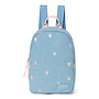 Studio Noos - Denim mini backpack - Light blue hearts