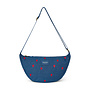 Studio Noos - Denim adult fanny pack - Dark blue red hearts