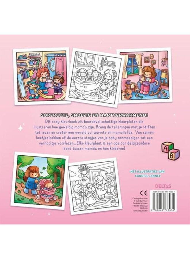 Deltas - Cozy moms - Comfy kleurboek