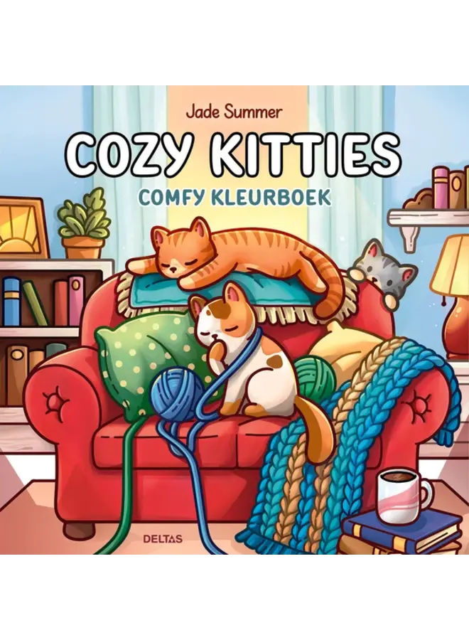 Cozy kitties - Comfy kleurboek