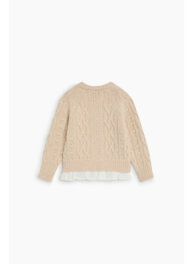 The New Society - Echo jumper - Whisper white