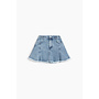 The New Society - Ridge denim skirt - Mid blue denim
