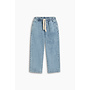 The New Society - Ridge denim trouser - Mid blue denim