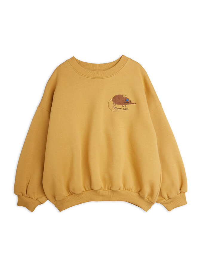 Elephant shrew emb sweatshirt - Beige