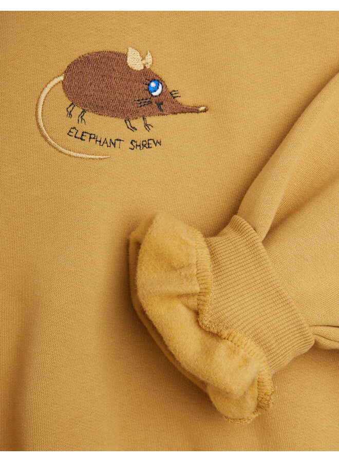 Mini Rodini - Elephant shrew emb sweatshirt - Beige