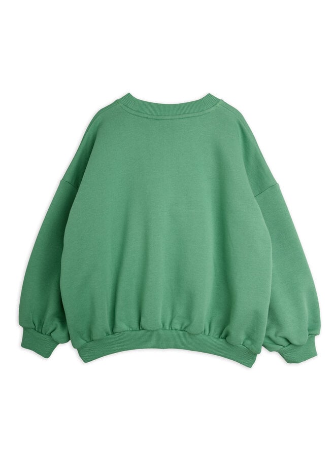 Mini Rodini - Elephant shrew chenille sweatshirt - Green