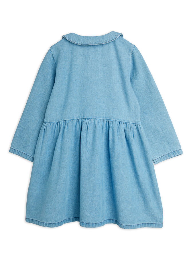 Mini Rodini - LW denim rabbit sp woven dress - Blue