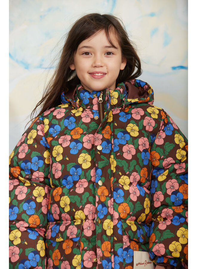 Mini Rodini - Violas aop heavy puffer - Multi