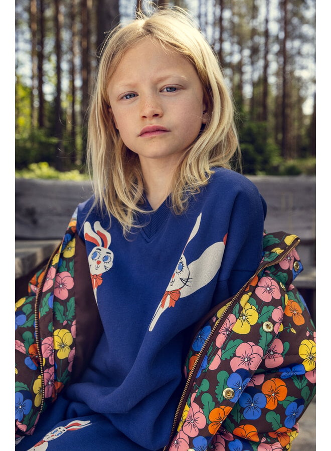 Mini Rodini - Rabbits sp sweatshirt - Blue