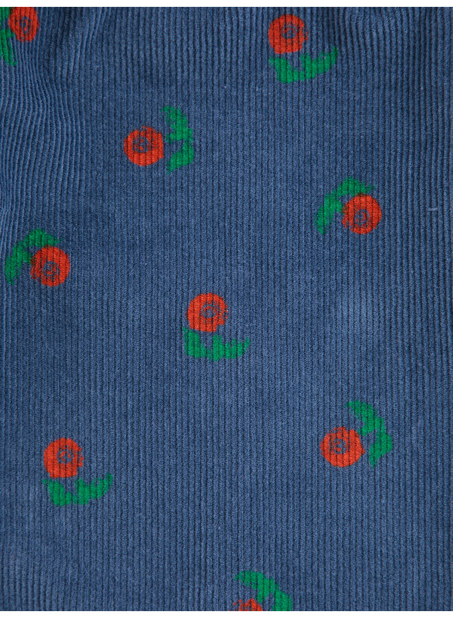Bobo Choses - Stamp bloom all over corduroy pants - Navy blue
