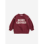 Bobo Choses - Bobo Choses embossed sweatshirt - Burgundy red