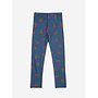 Bobo Choses - Stamp bloom all over leggings - Navy blue