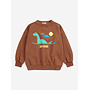 Bobo Choses - Lake monster sweatshirt - Dark brown