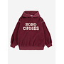 Bobo Choses - Bobo Choses embossed hoodie - Burgundy red