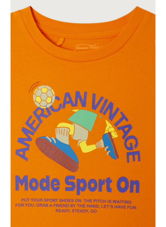 American Vintage - Fizvalley t-shirt - Carotte vintage