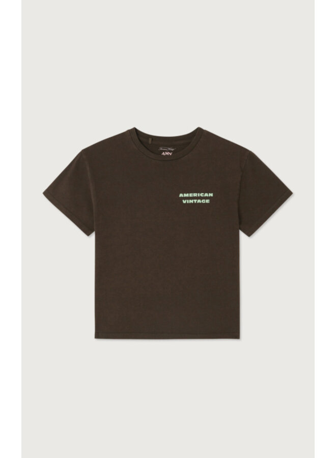 American Vintage - Fizvalley t-shirt - Choco vintage