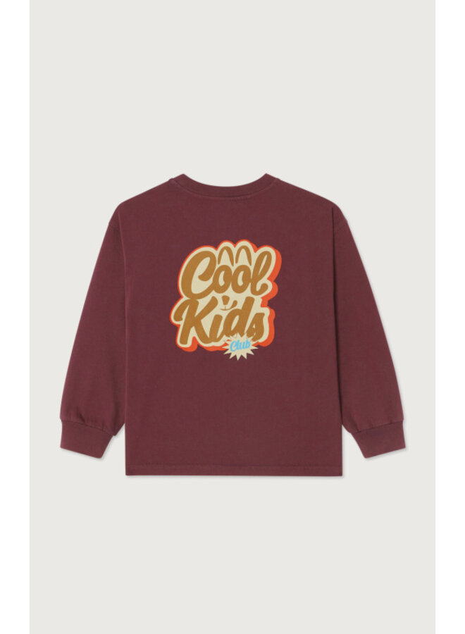 American Vintage - Fizvalley t-shirt ML - Aubergine vintage