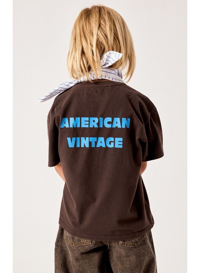 American Vintage - Fizvalley t-shirt - Choco vintage