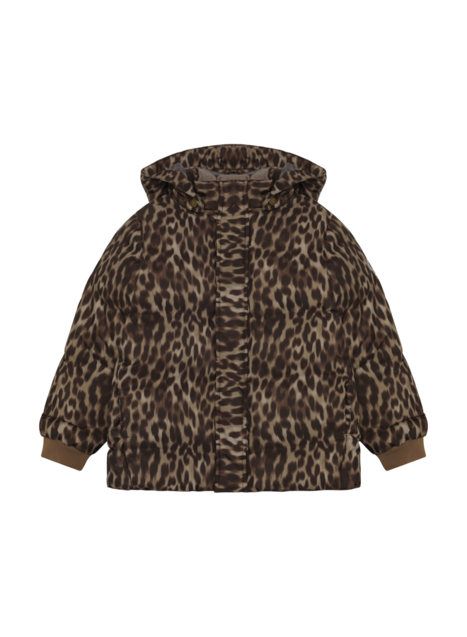 Jacket quilt AOP - Pine bark