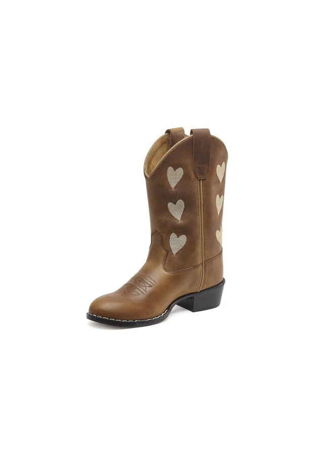 Bootstock - Hearts boots - Brown