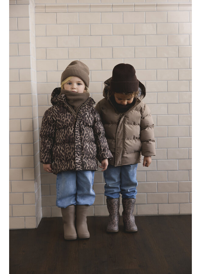 Enfant - Jacket quilt AOP - Pine bark