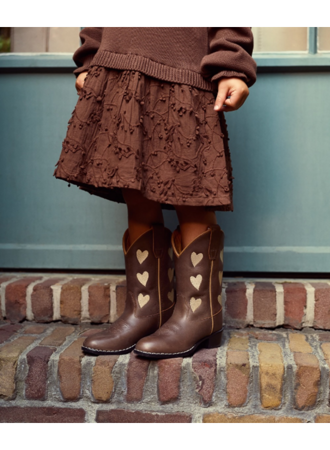 Bootstock - Hearts boots - Mocca