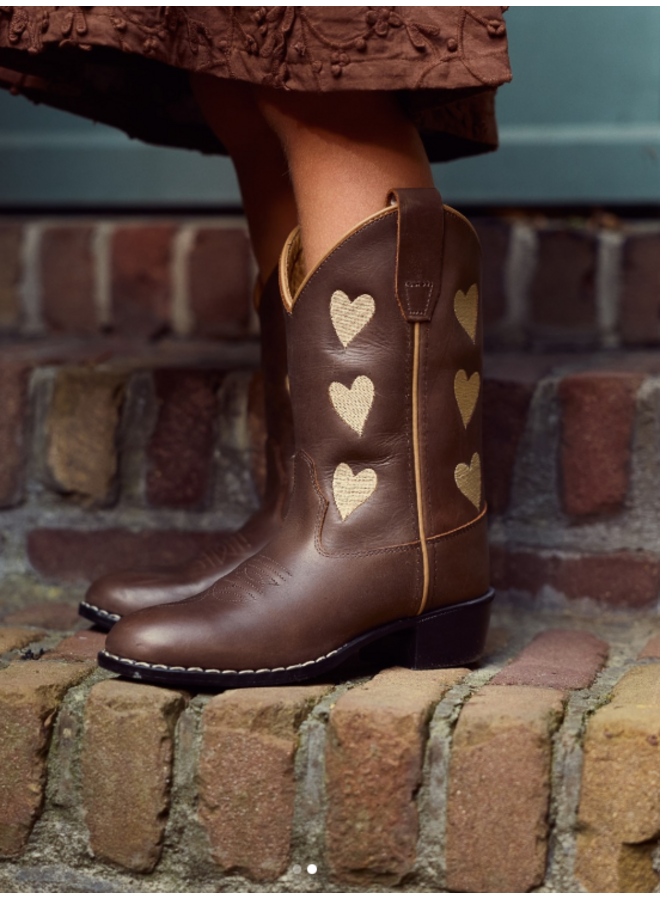 Bootstock - Hearts boots - Mocca