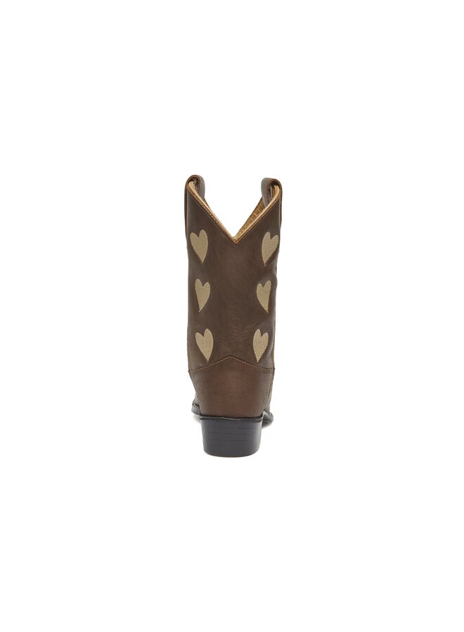 Bootstock - Hearts boots - Mocca