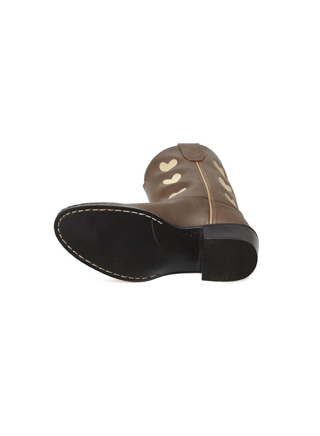 Bootstock - Hearts boots - Mocca