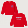 American Vintage - Fizvalley t-shirt ML - Fraise vintage