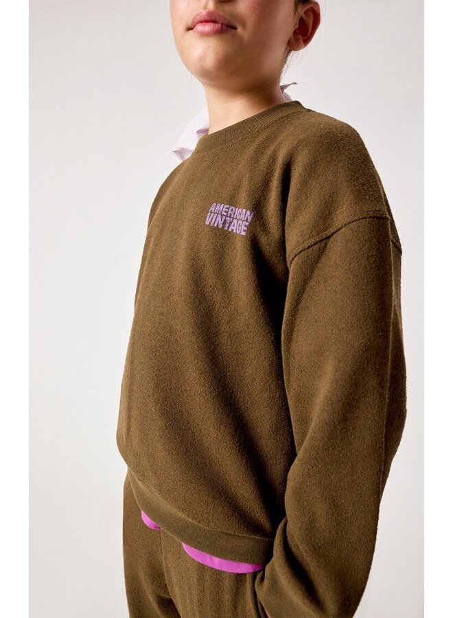 American Vintage - Evona sweats - Bois surteint