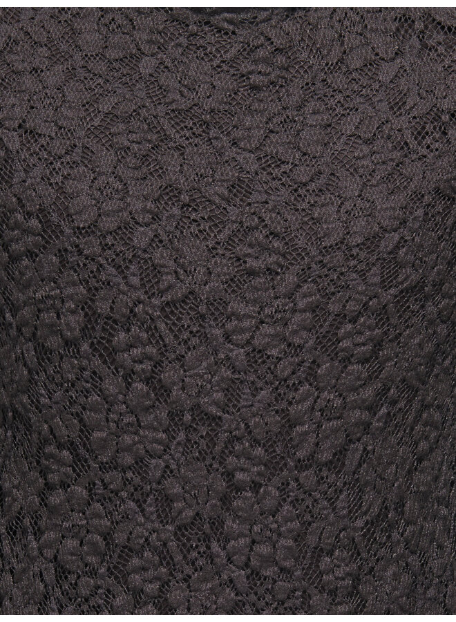 Kids Only - Leika lace top - Black coffee
